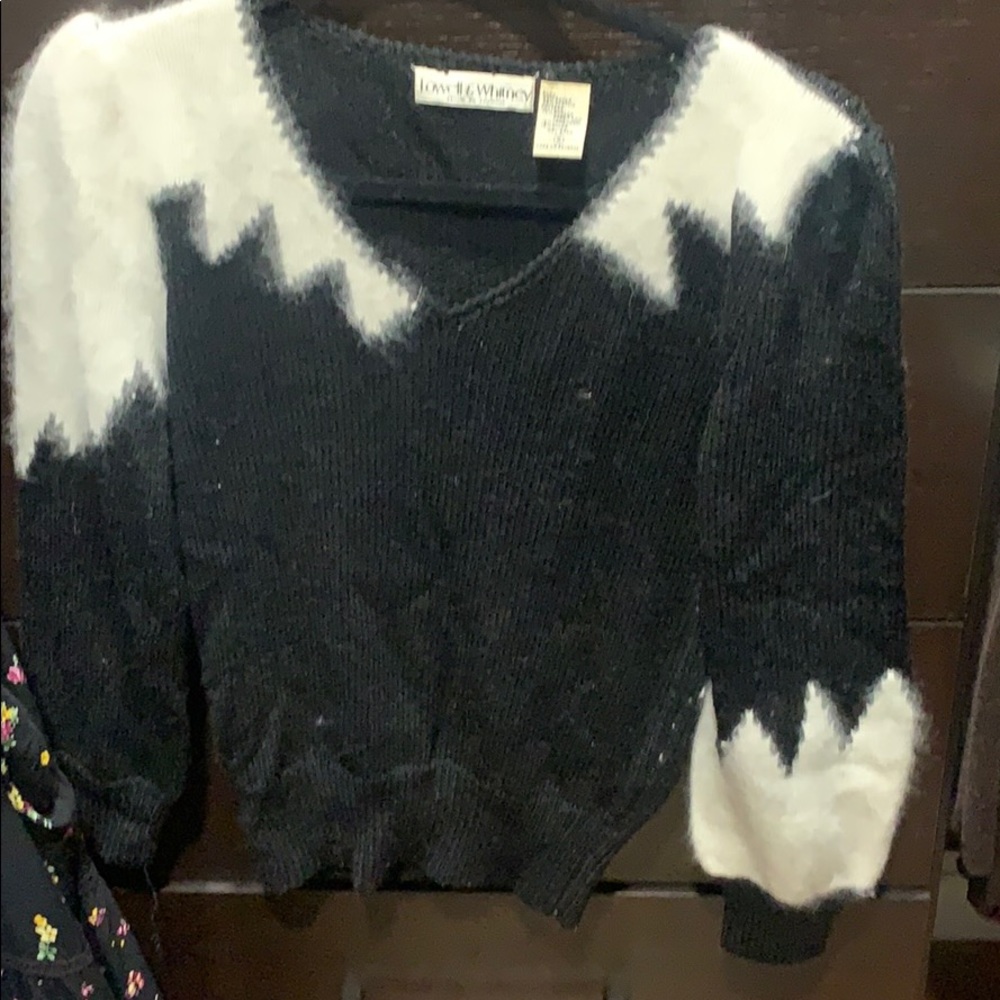 Angora sweater